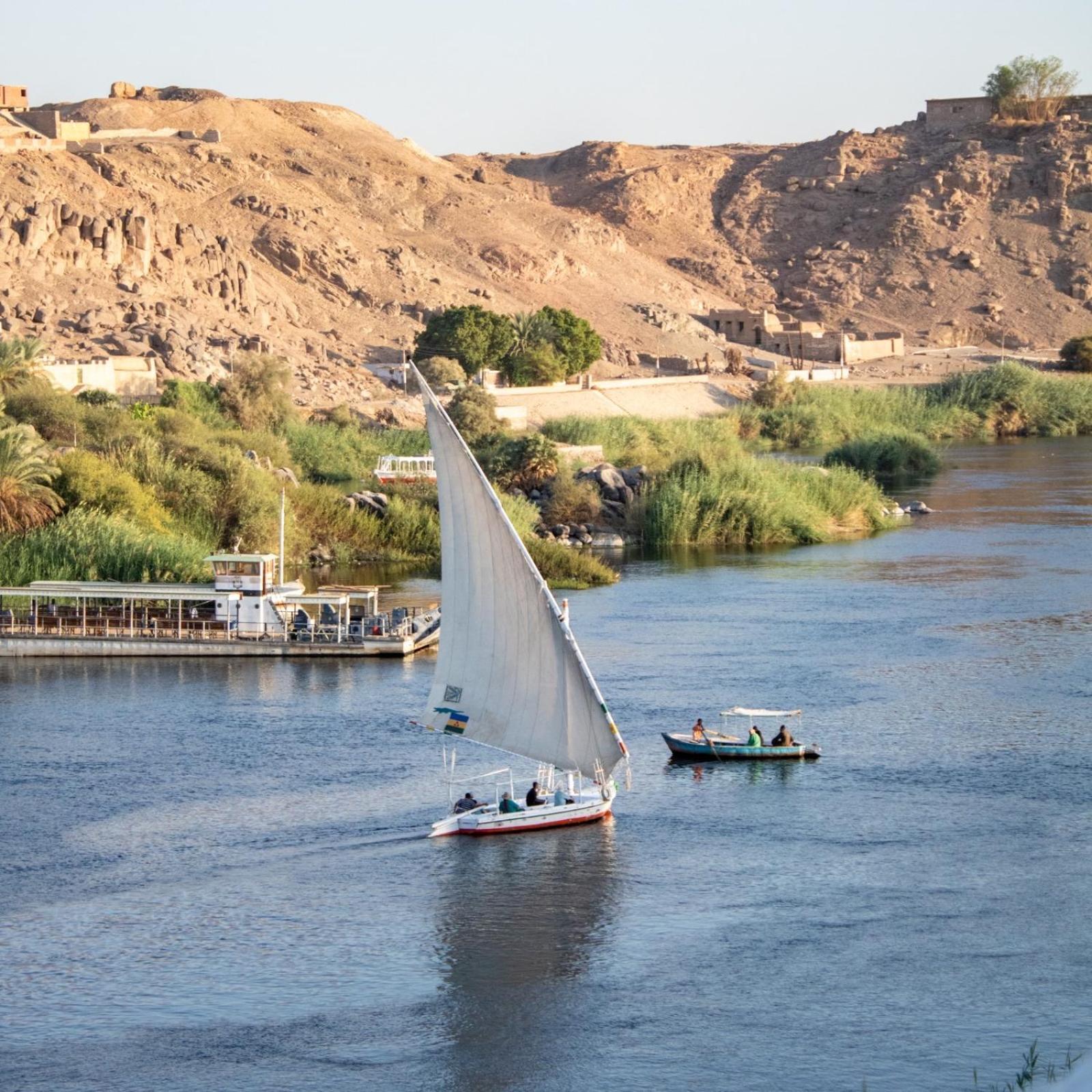 Achertod Nubian House Aswan Buitenkant foto