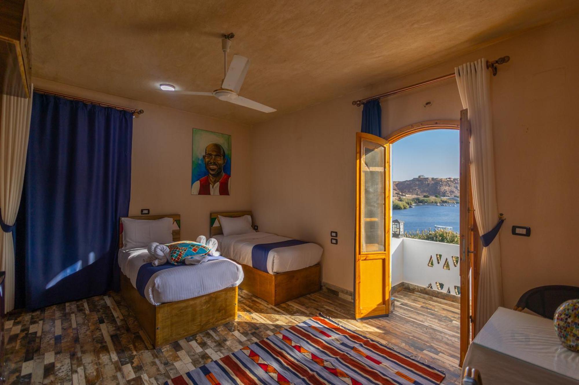 Achertod Nubian House Aswan Buitenkant foto